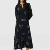 Saint and Sofia Adaline Zip Up Dress - Blue Lily Gardens