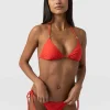 Saint and Sofia Alba Tie Side Bikini Bottom - Red