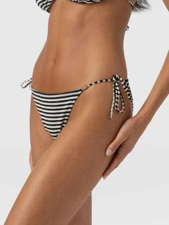 Saint and Sofia Alba Tie Side Bikini Bottom - Stripe