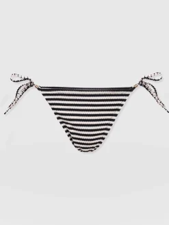 Saint and Sofia Alba Tie Side Bikini Bottom - Stripe
