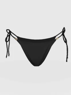 Saint and Sofia Alba Tie Side Bikini Bottom - Black