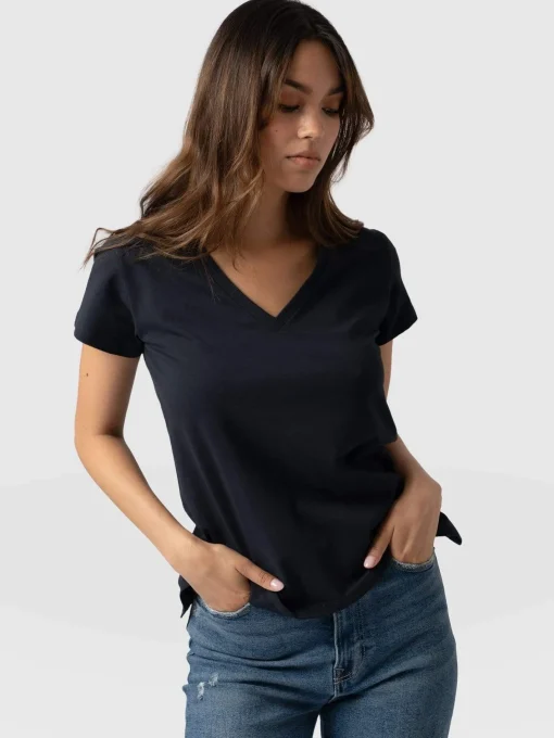 Saint and Sofia Apartment Tee - Navy