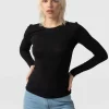 Saint and Sofia Austen Crew Neck Tee - Black