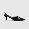 Saint and Sofia Bridget Sling Back Heels - Black