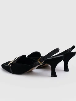Saint and Sofia Bridget Sling Back Heels - Black