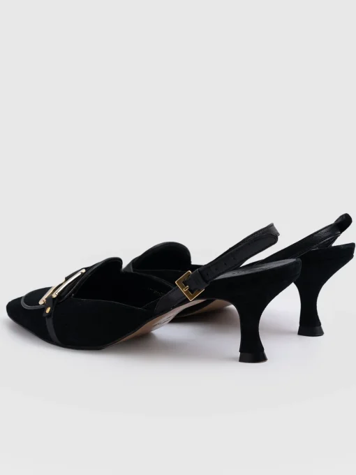 Saint and Sofia Bridget Sling Back Heels - Black