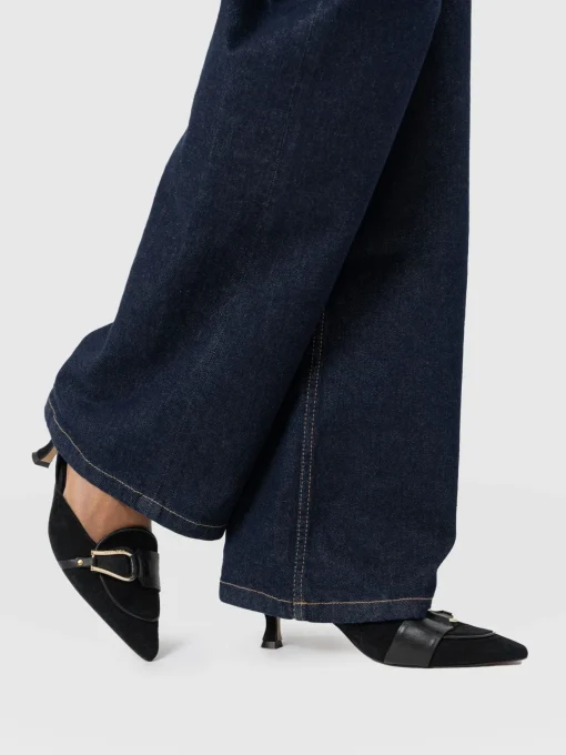 Saint and Sofia Bridget Sling Back Heels - Black