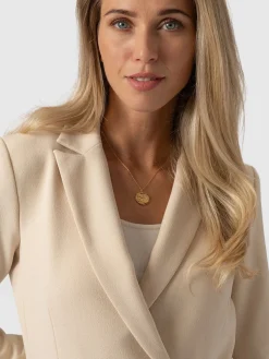 Saint and Sofia Cambridge Blazer Crepe - Beige