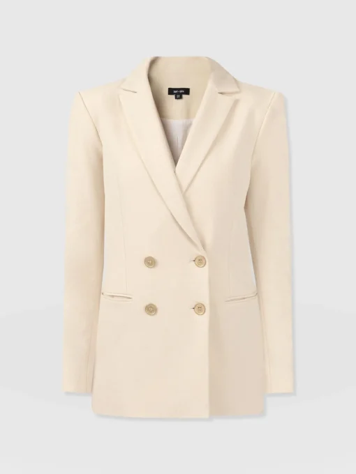 Saint and Sofia Cambridge Blazer Crepe - Beige