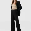 Saint and Sofia Cambridge Tailored Wide Leg Pant - Black