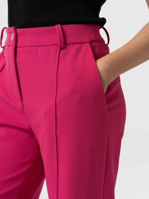 Saint and Sofia Cambridge Tailored Wide Leg Pant - Hot Pink