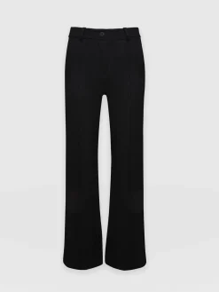 Saint and Sofia Cambridge Tailored Wide Leg Pant - Black