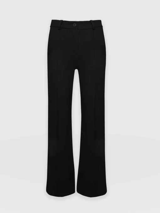 Saint and Sofia Cambridge Tailored Wide Leg Pant - Black