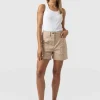 Saint and Sofia Cargo Short - Beige