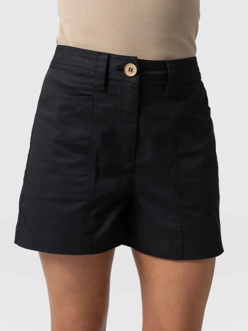 Saint and Sofia Cargo Short - Black