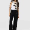Saint and Sofia Chelsea Pant - Black Textured