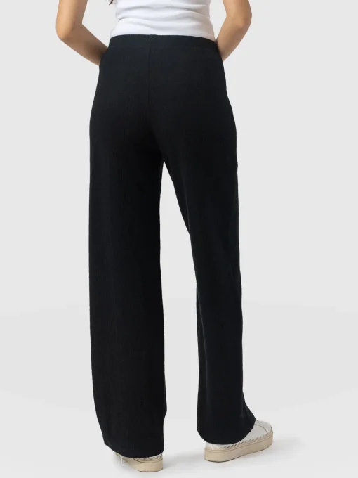 Saint and Sofia Chelsea Pant - Black Textured