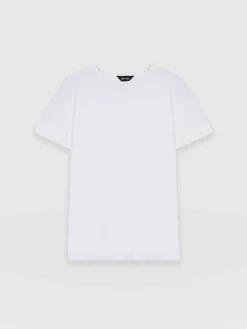 Saint and Sofia Easy Cotton Tee - White