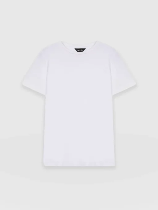 Saint and Sofia Easy Cotton Tee - White