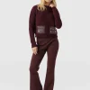 Saint and Sofia Fearne Flare Legging - Maroon