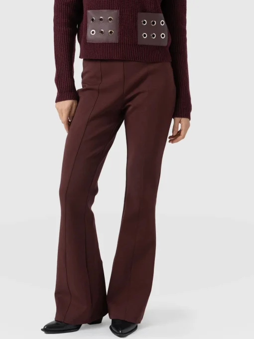 Saint and Sofia Fearne Flare Legging - Maroon