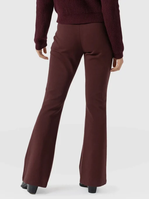 Saint and Sofia Fearne Flare Legging - Maroon
