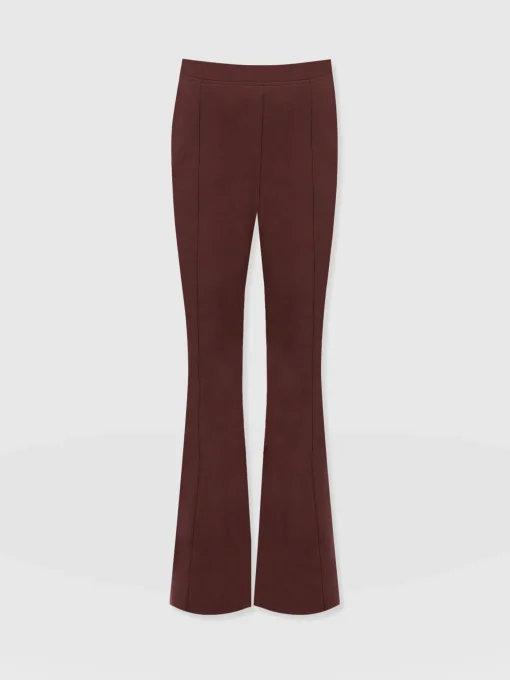 Saint and Sofia Fearne Flare Legging - Maroon