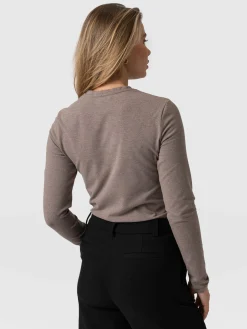 Saint and Sofia Glen Crew Neck Tee - Coco