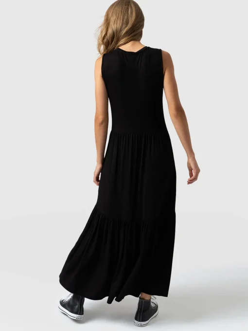 Saint and Sofia Greenwich Dress - Black Rock n Roll