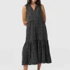 Saint and Sofia Greenwich Dress - Black Spot Tencel