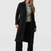 Saint and Sofia Hampton Coat - Black