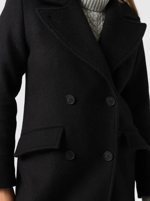 Saint and Sofia Hampton Coat - Black
