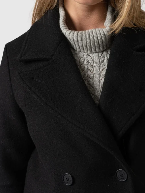 Saint and Sofia Hampton Coat - Black