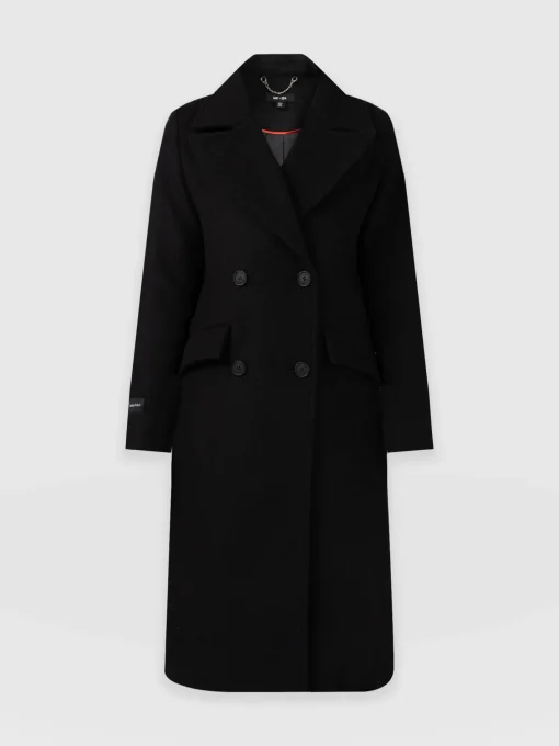 Saint and Sofia Hampton Coat - Black