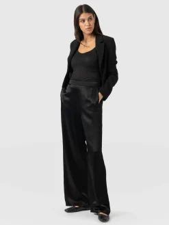 Saint and Sofia Langley Wide Leg Pant - Black