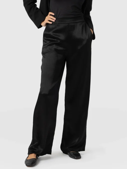 Saint and Sofia Langley Wide Leg Pant - Black