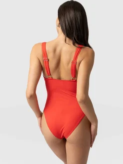 Saint and Sofia Levana Swimsuit - Red