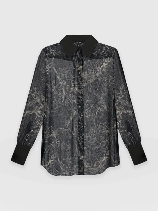Saint and Sofia Madison Shirt - Spot Feather