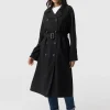 Saint and Sofia Marion Double Breasted Trench - Black