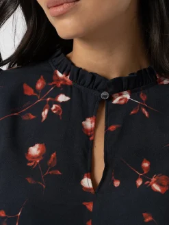 Saint and Sofia Olivia Blouse - Dark Roses