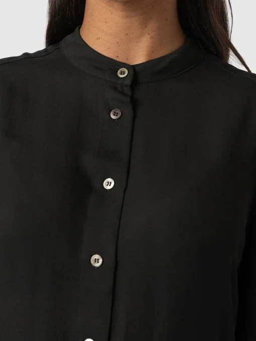 Saint and Sofia Paxton Pussybow Blouse - Black
