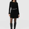 Saint and Sofia Raya Knit Dress - Black