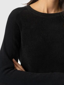 Saint and Sofia Raya Knit Dress - Black