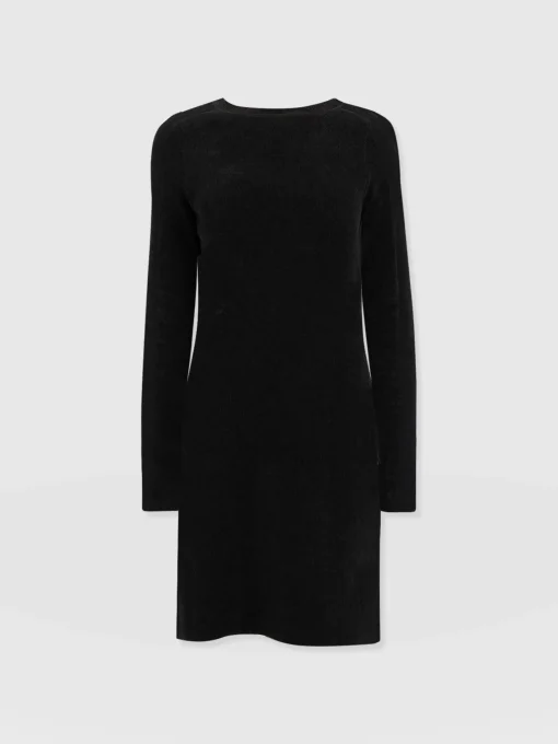 Saint and Sofia Raya Knit Dress - Black