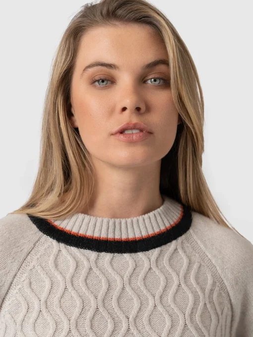 Saint and Sofia Rayner Cashmere Jumper - Beige