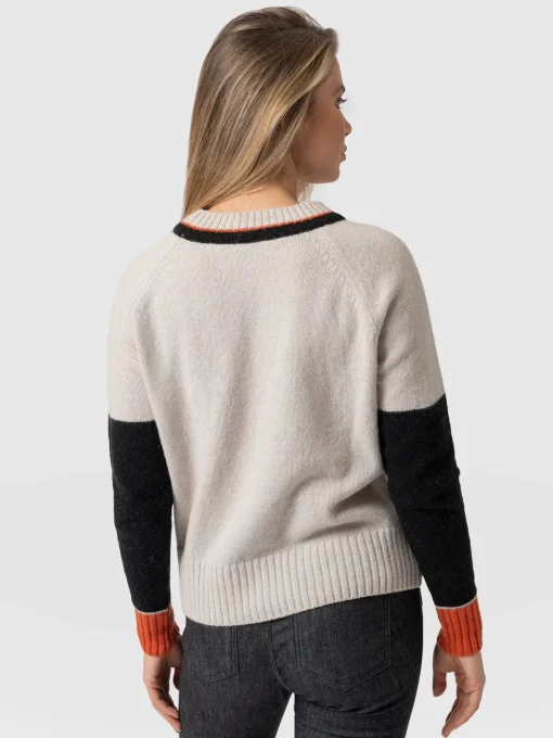 Saint and Sofia Rayner Cashmere Jumper - Beige