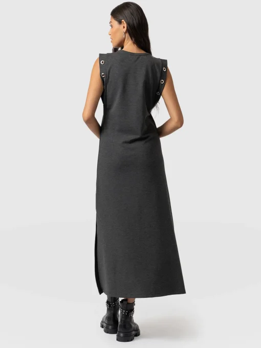 Saint and Sofia Rowan Dress - Charcoal Eyelet