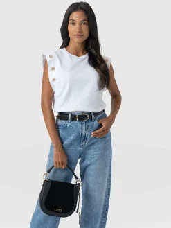 Saint and Sofia Rowan Tee - White