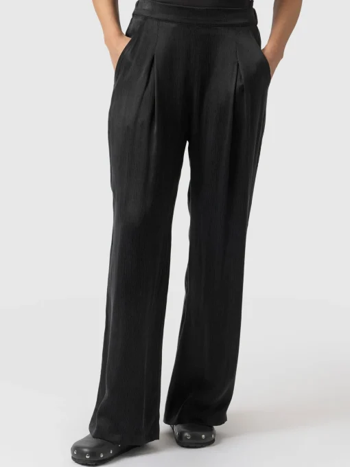 Saint and Sofia Rowan Wide Leg Pant - Black