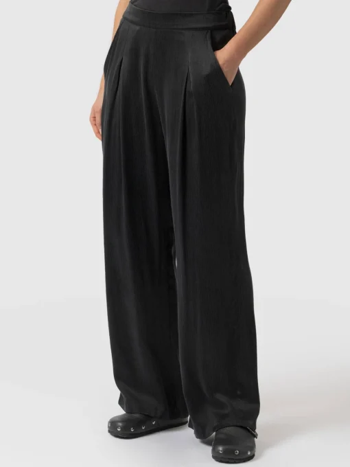 Saint and Sofia Rowan Wide Leg Pant - Black